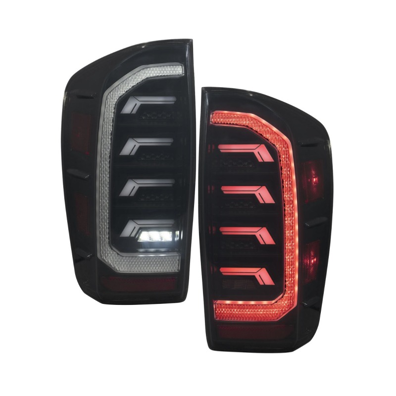 Toyota Tacoma Tail Lights - FORM Lighting - Sequential LED - Red - `16-`23